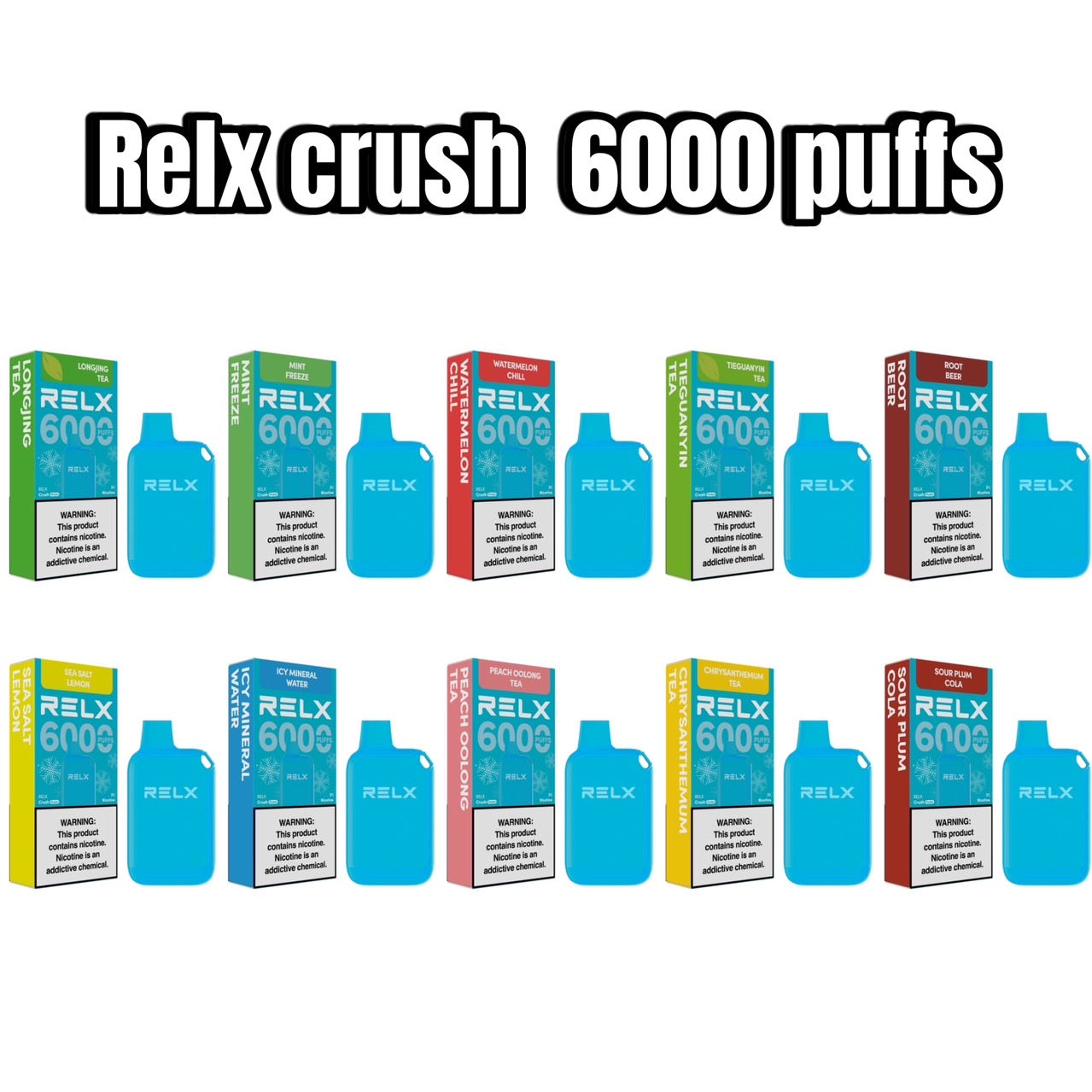พอตใช้แล้วทิ้ง RELX Crush - 6000 คำ