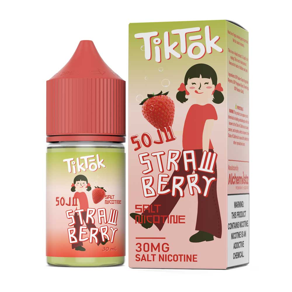 น้ำยาบุหรี่ไฟฟ้า น้ำยาบุหรี่ไฟฟ้า TikTok - Soju Strawberry - ซอลนิค - 30mg – Thai Vape Shop